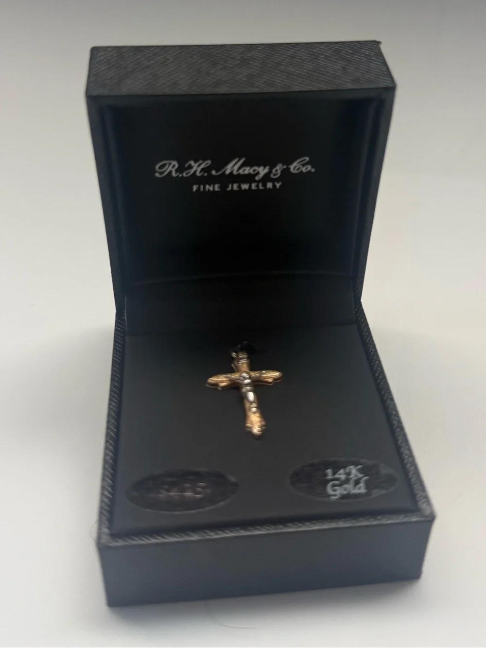 Macy's 14K Gold Crucifix Pendant - Gold